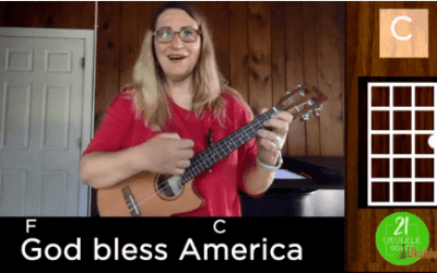 God Bless America Ukulele Tutorial for Beginners